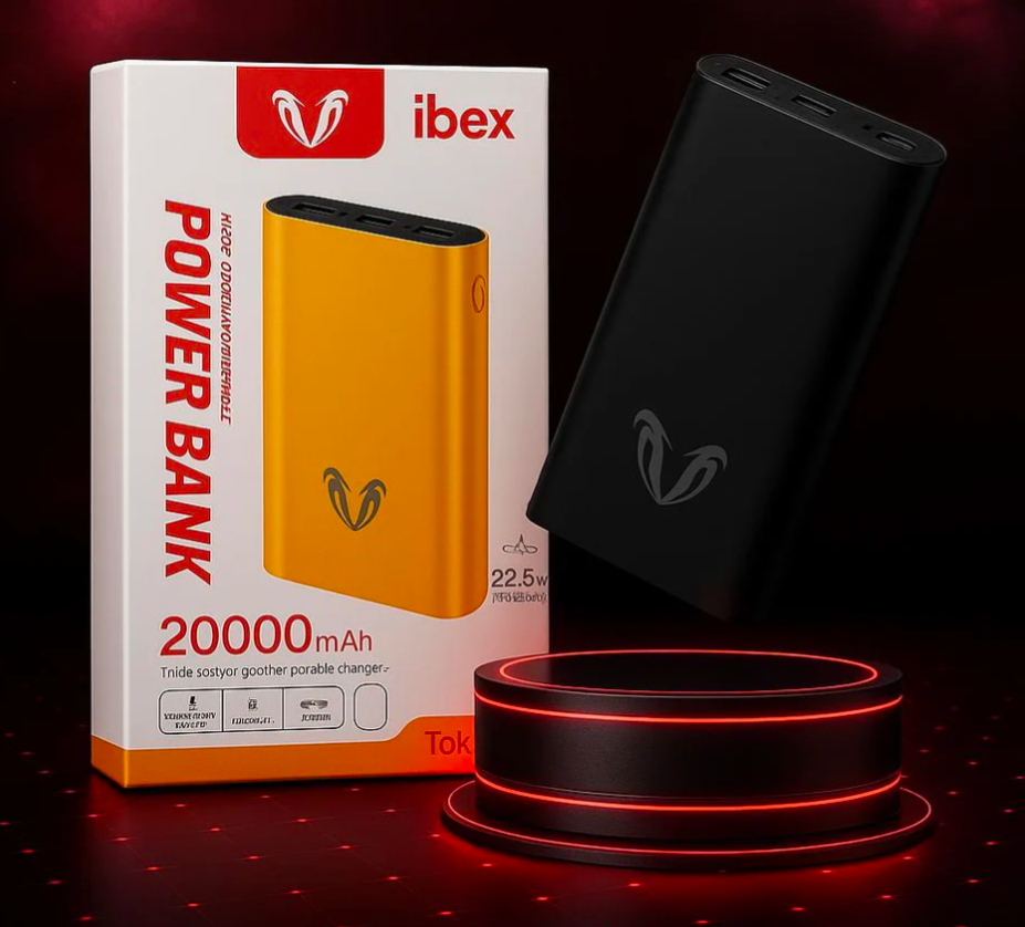 IBEX POWER BANK 20000mah battery